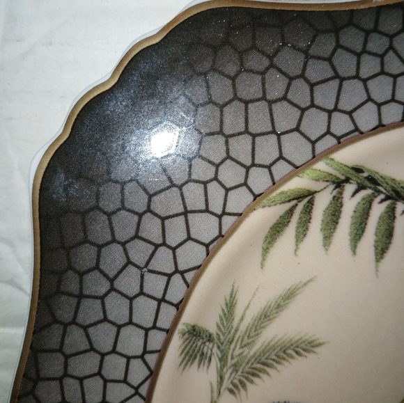 Email de Limoges 1855 I. Godinger Plate Zebra - Picture 2 of 9